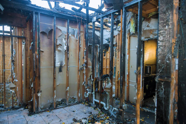 Professional Emergency Fire Cleanup technician working in South Beloit, IL